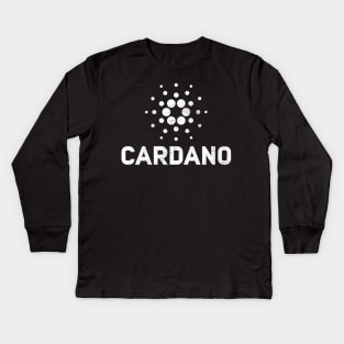 Vintage Ada Cardano Logo Kids Long Sleeve T-Shirt